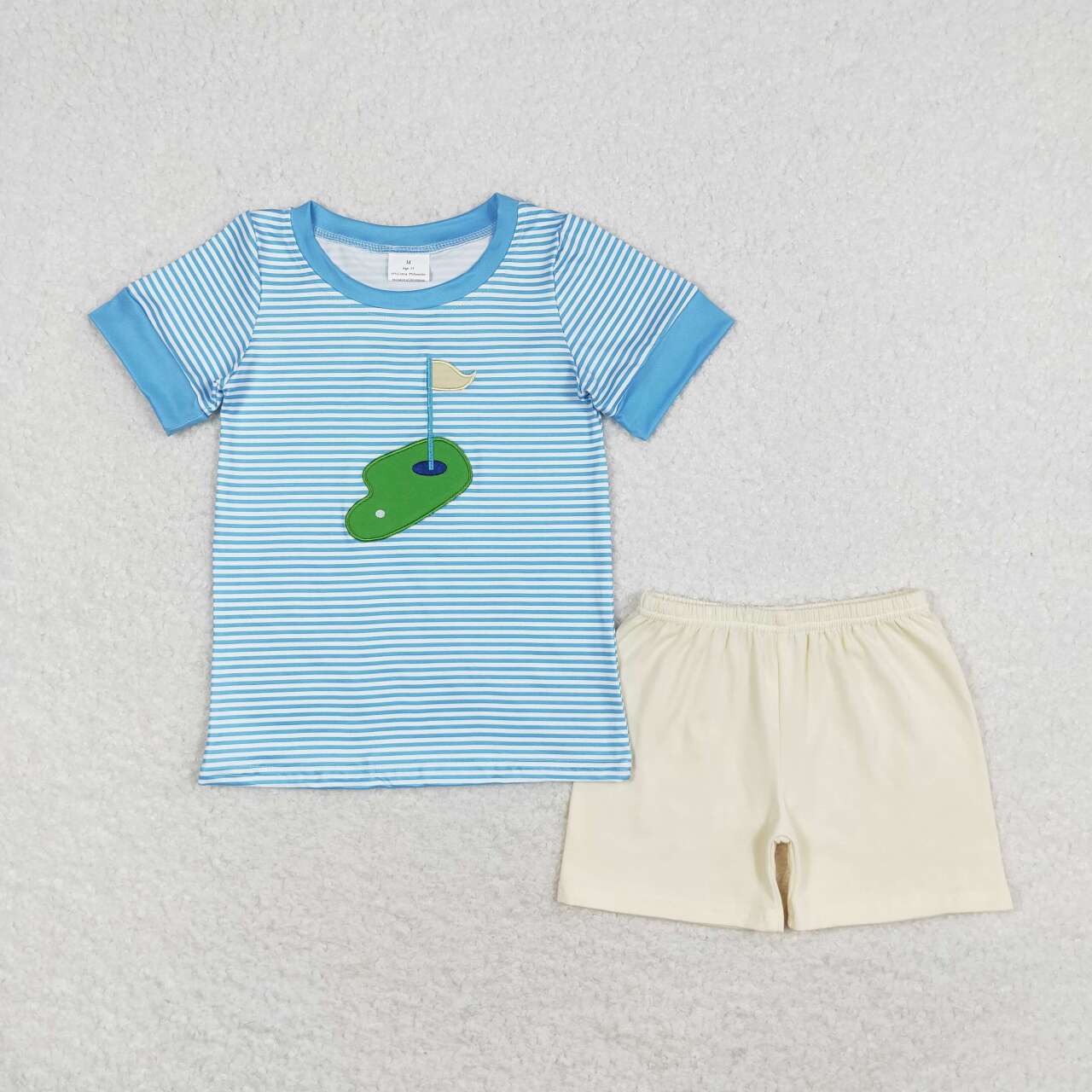 baby boy embroidery golf game day outfit