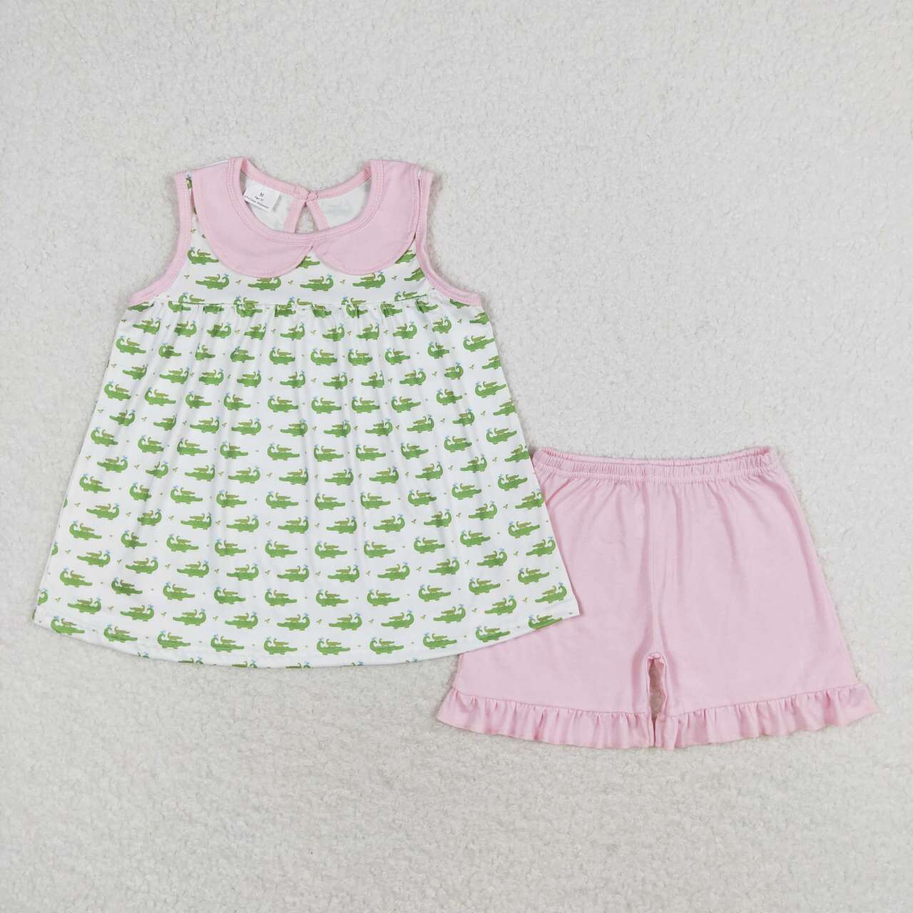 baby girls crocodile print outfit