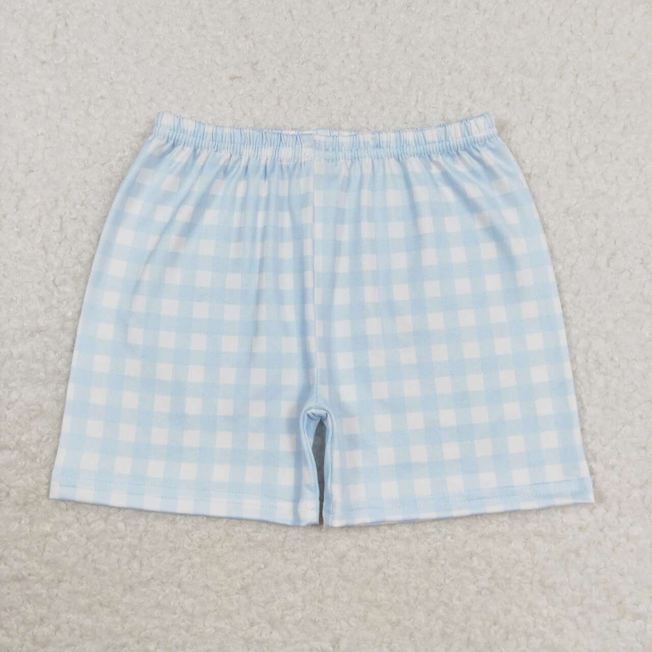 baby boy blue plaid summer shorts