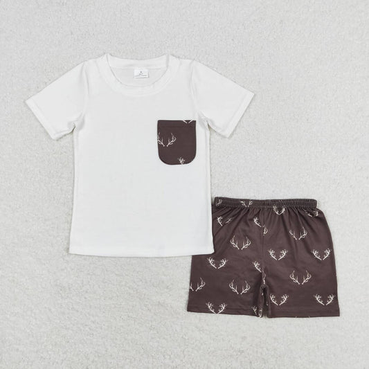 infant baby boy reindeer outfit