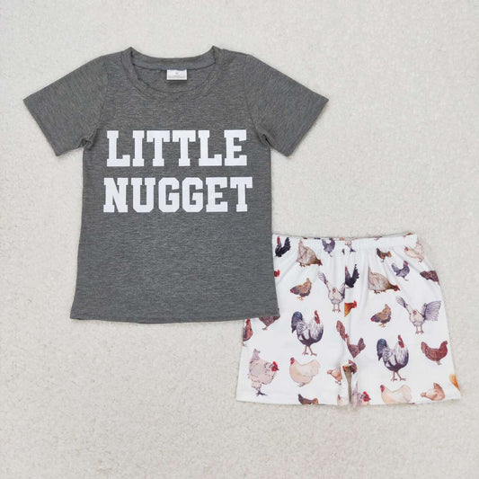 little nugget vinyl farm chicken boy summer clothes