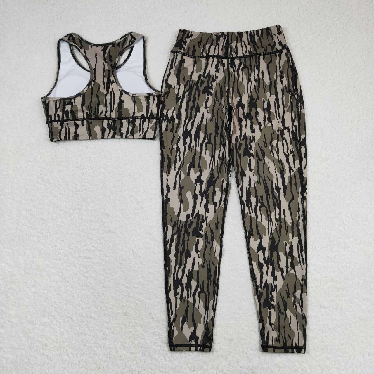 Adult western camo print yoga clothes