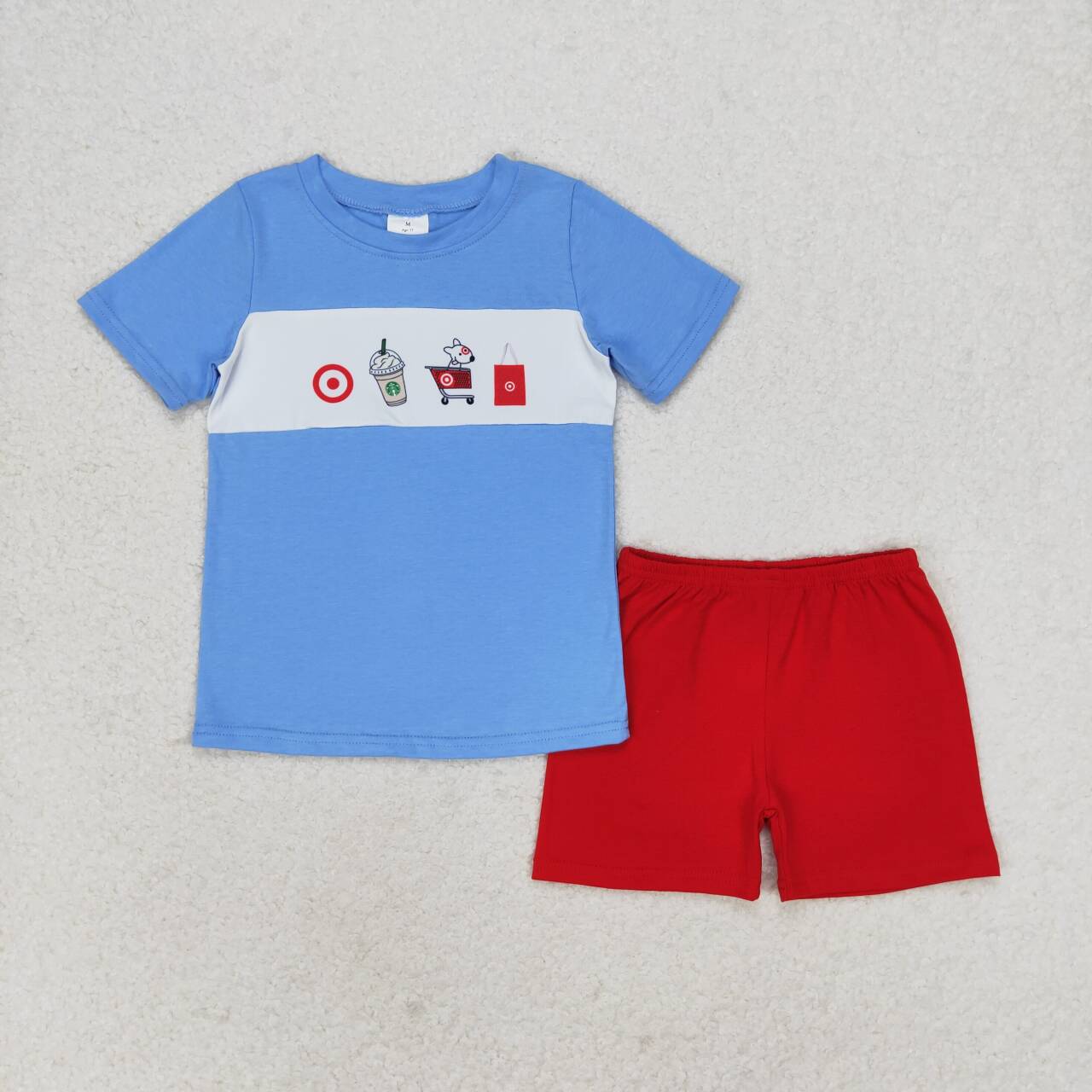 infant baby boy dog coffee design summer clothes