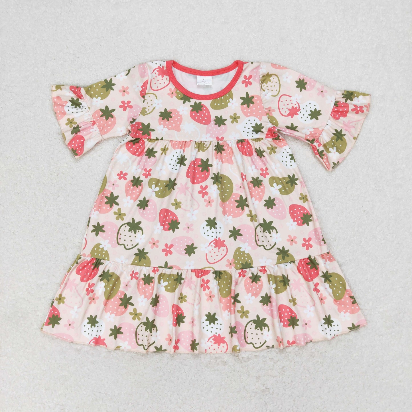 little girls cute strawbeery dress