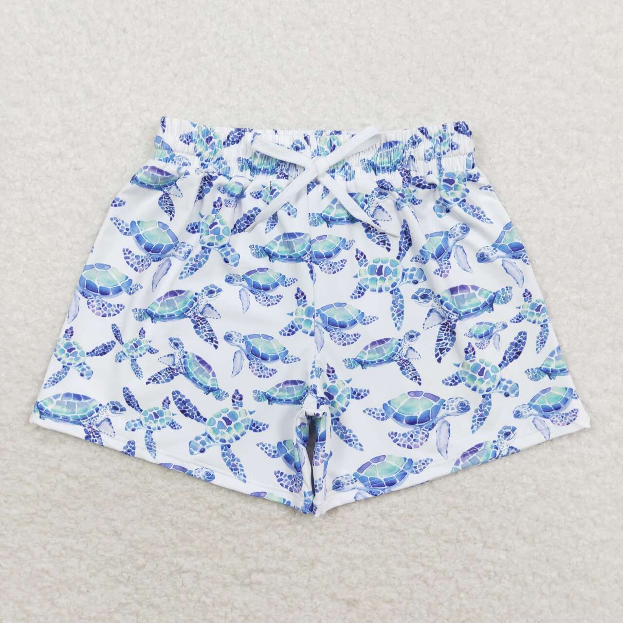 sea turtle boy summer swim trunks