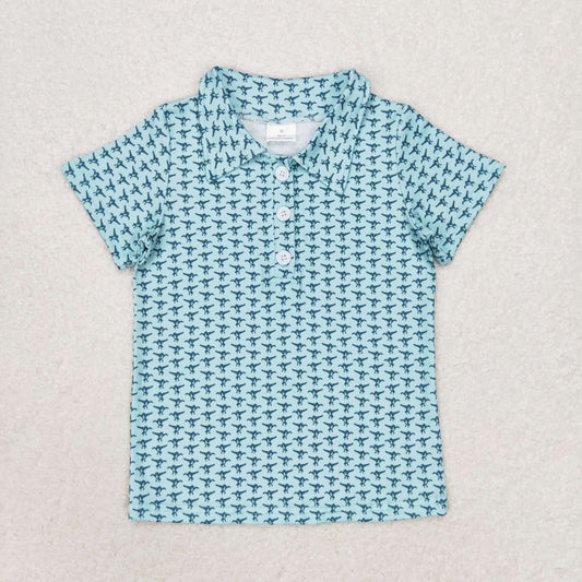 baby boy short sleeve duck polo shirt