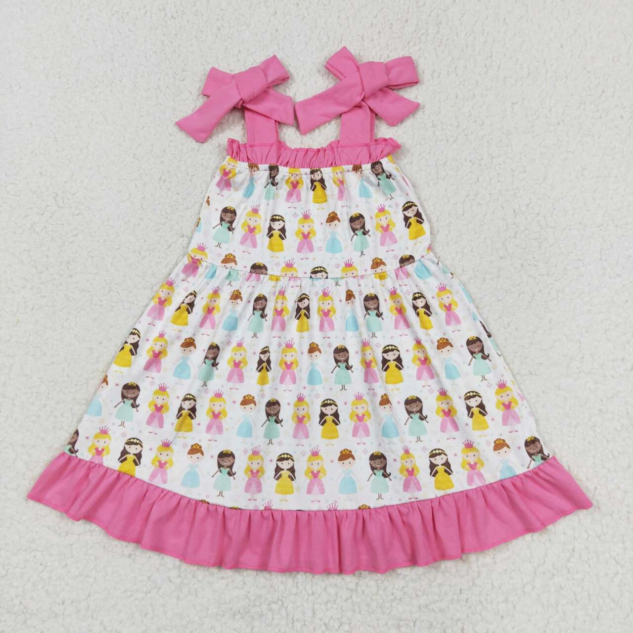 little girls princess design summer dress