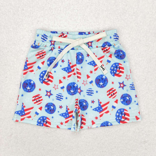 baby boy july 4th popsicle swim trunks