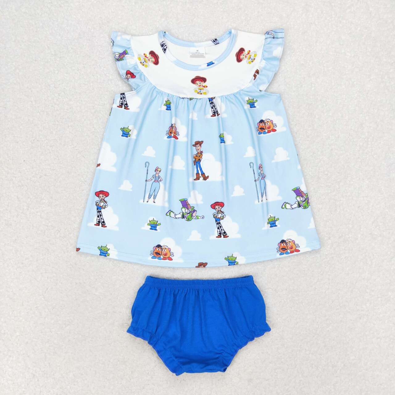 best sister infant baby girls cartoon story clothes