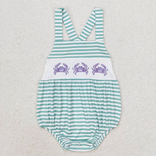 toddle boy three crabs romper