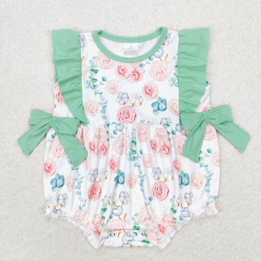 infant toddle girls  floral romper