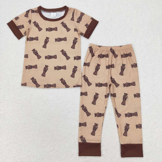 infant baby boy duck call short sleeve shirt pants bamboo clothes