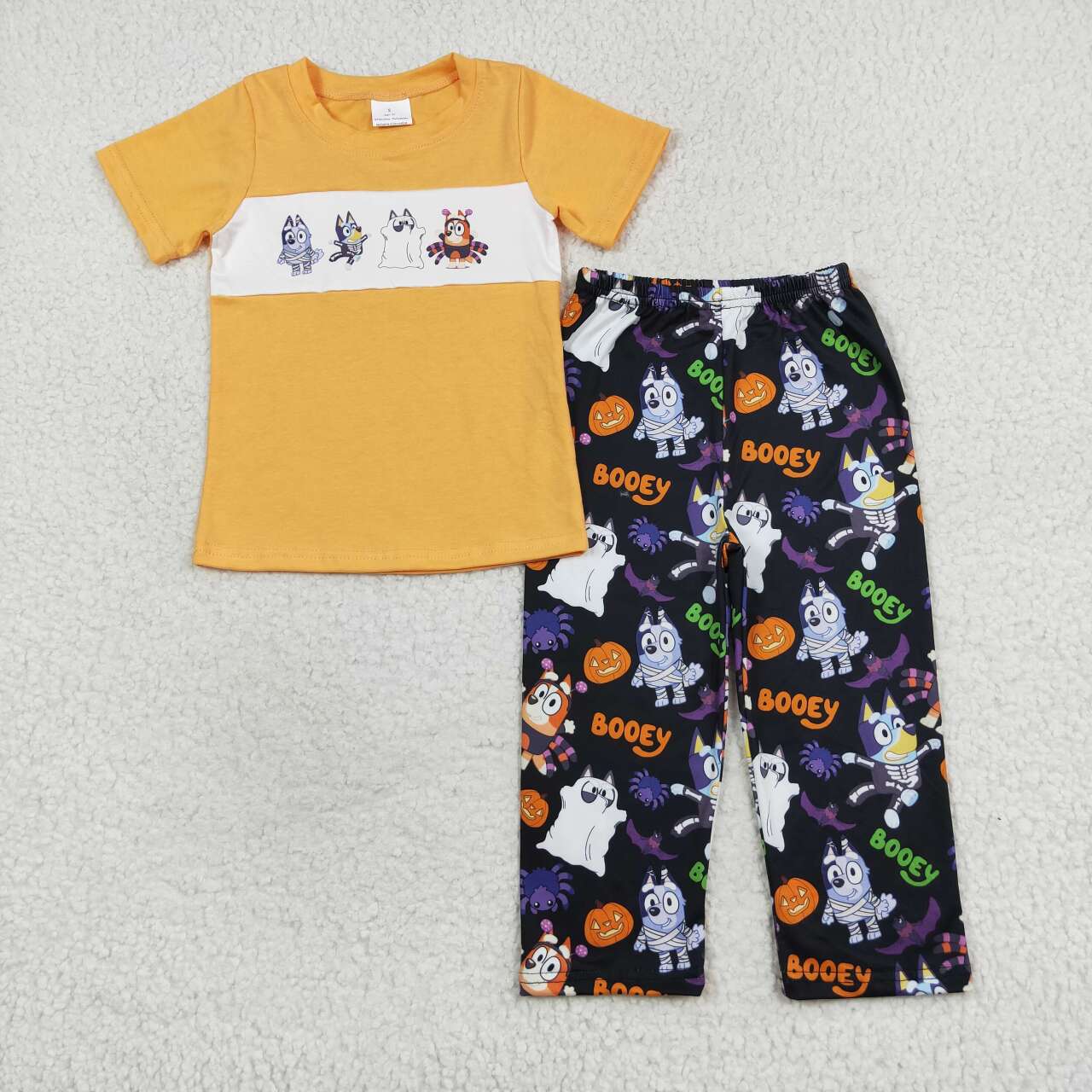 baby boy blue cartoon dog halloween spider clothes