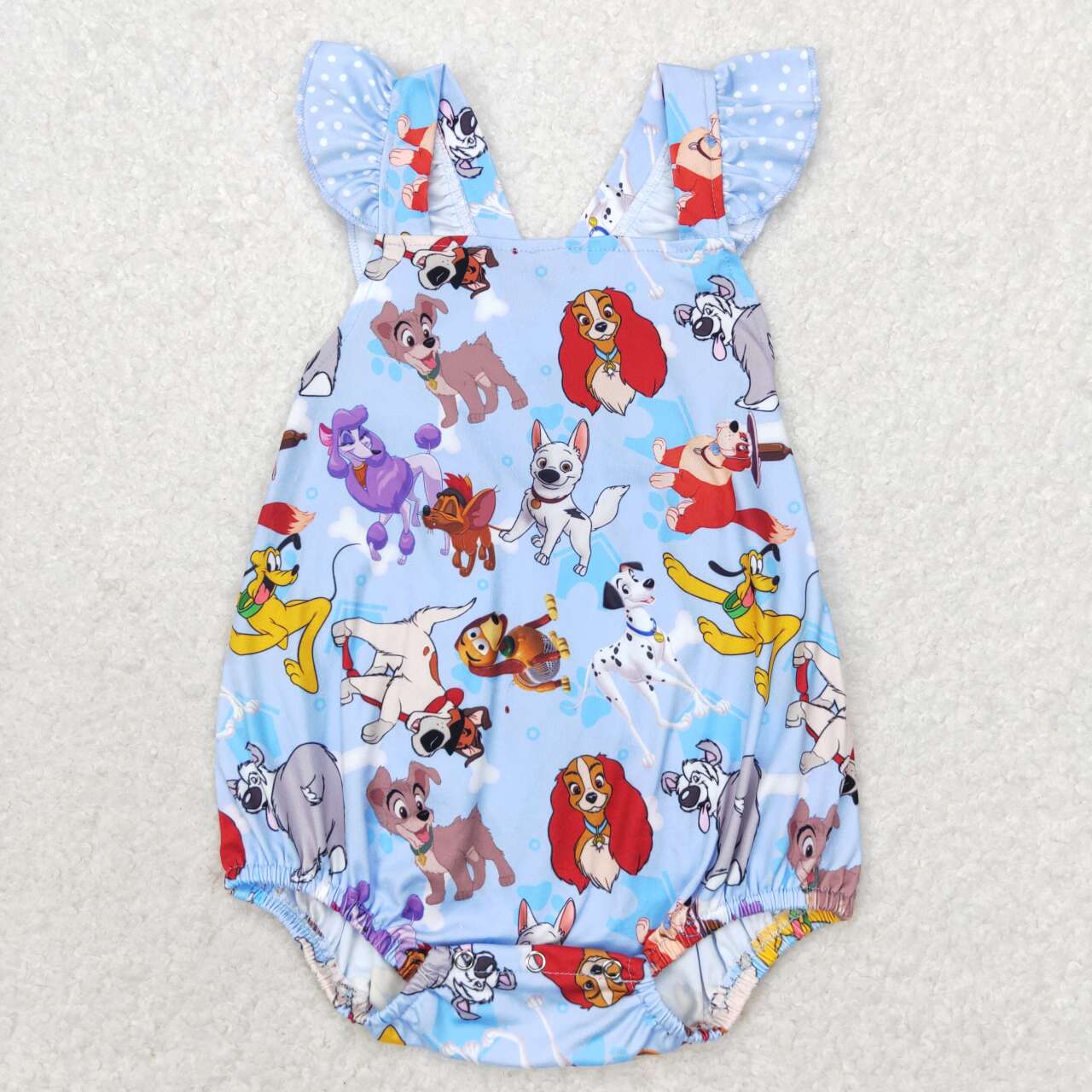 toddle baby boy cartoon dog romper