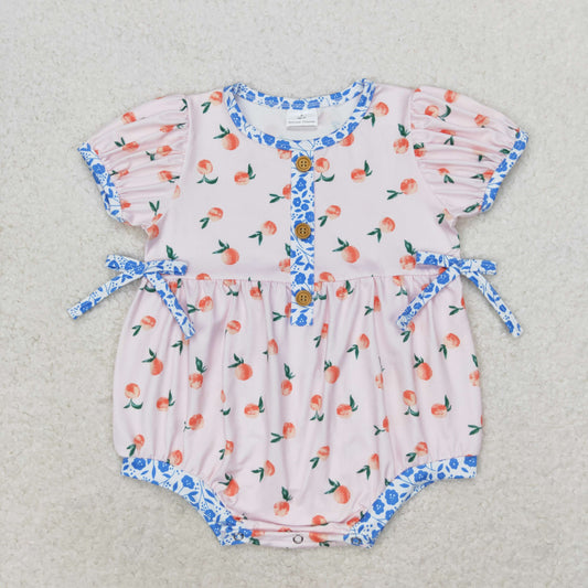 toddle girls peach romper