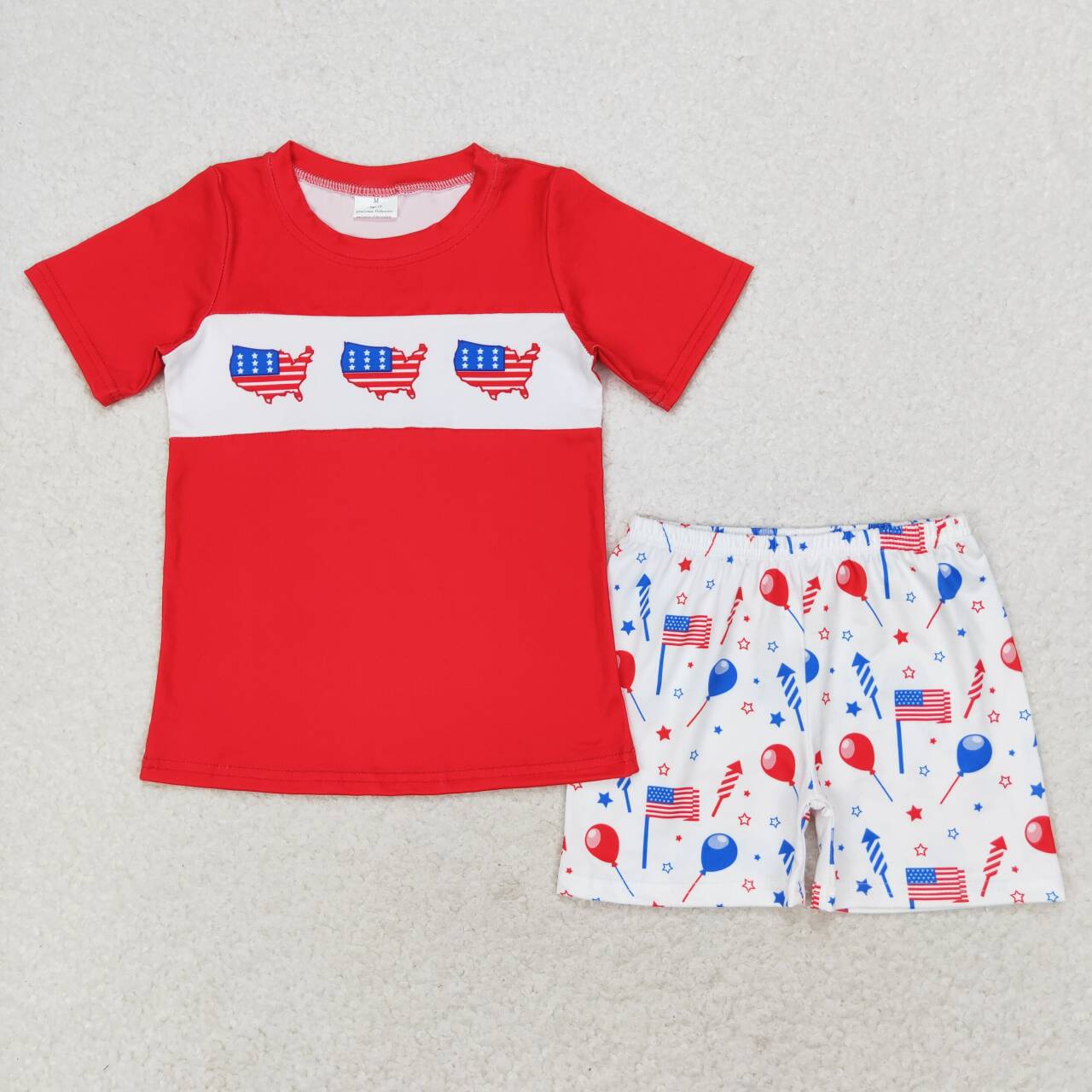 baby boy july 4th american flag outfit