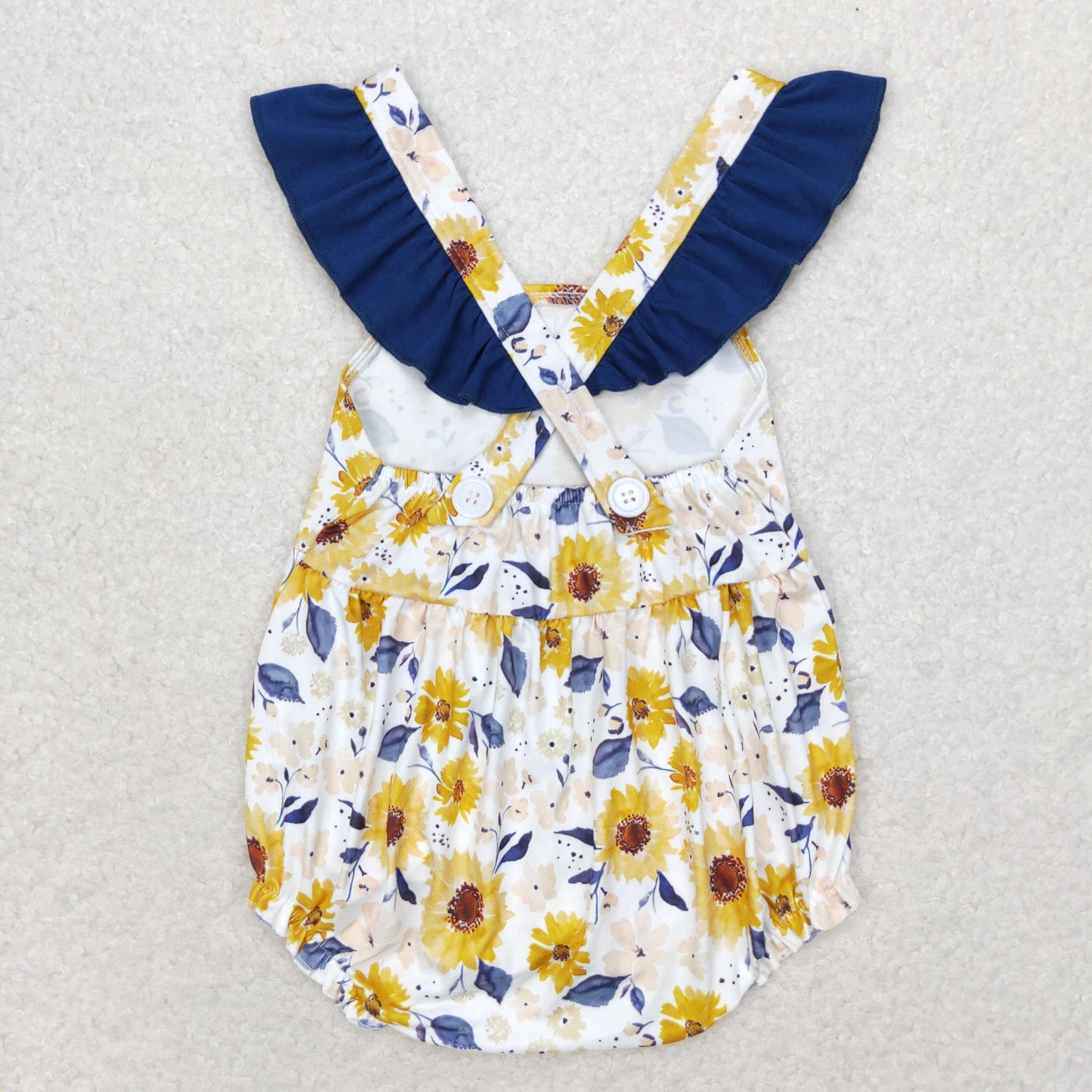 infant toddle girls sunflower romper