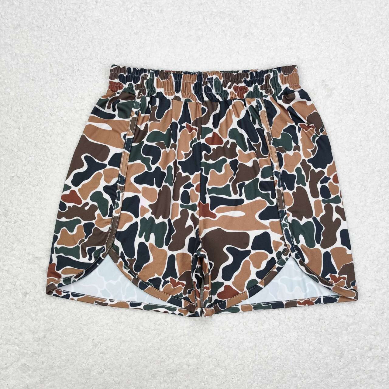 mommy and me matching camo summer shorts