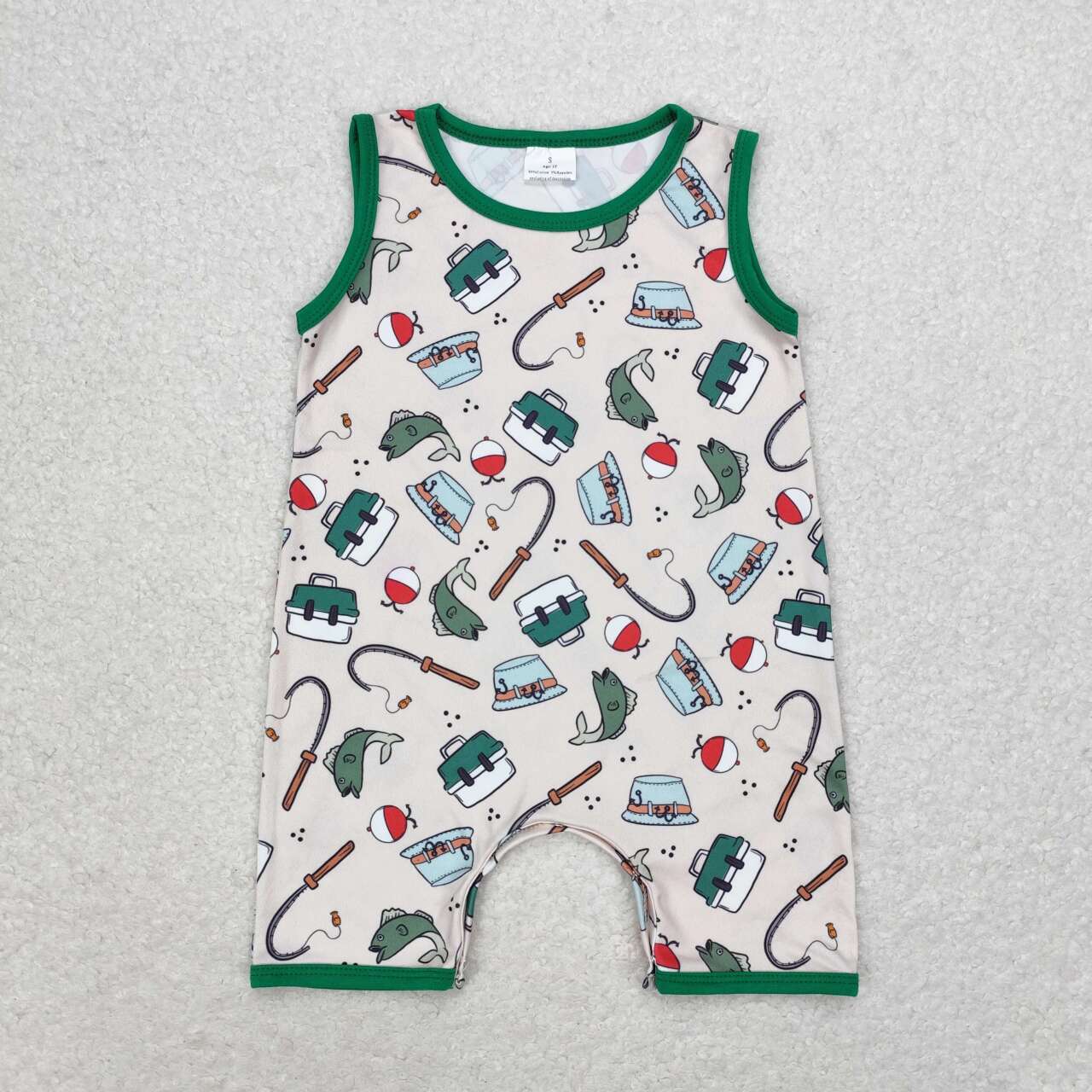 toddle baby boy fishing romper