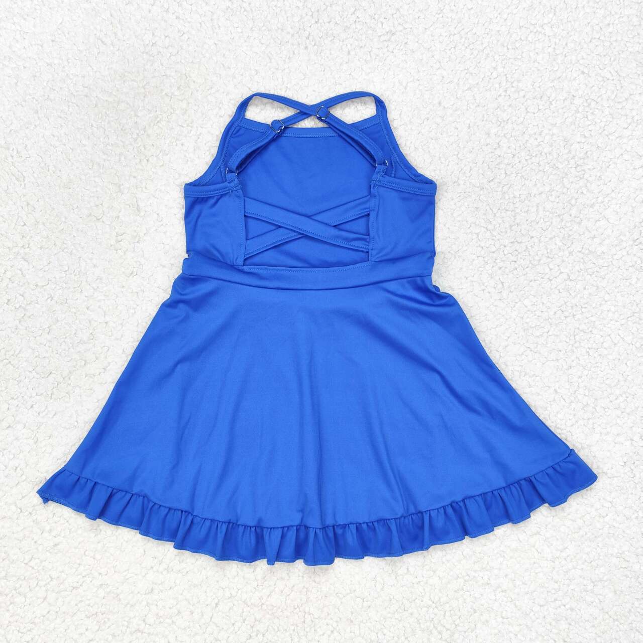 baby girls one piece blue athletic dress