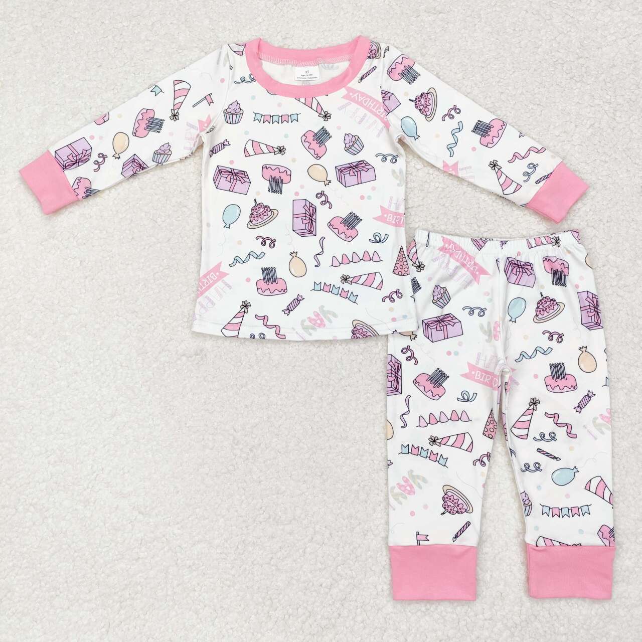 baby girl birthday party celcebrate long sleeve clothes