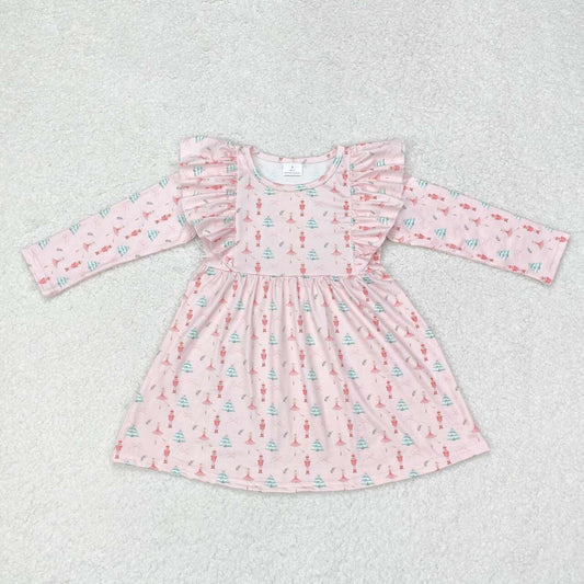toddle baby girls christmas ballet long sleeve dress