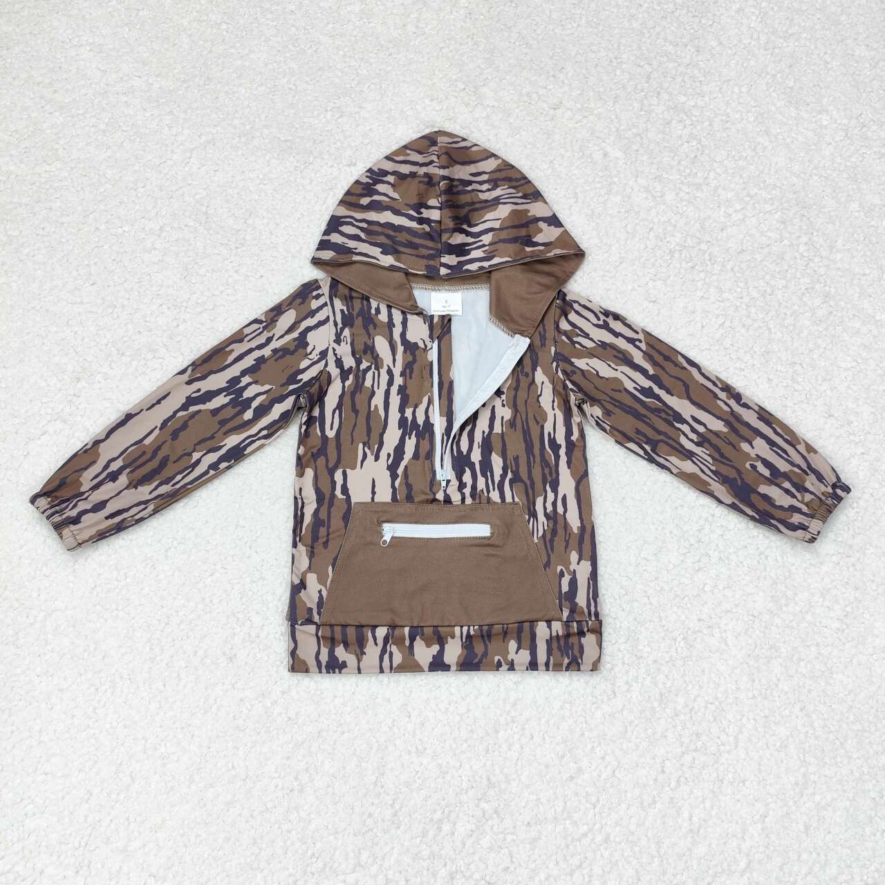 toddle baby boy long sleeve camo hoodie pullover