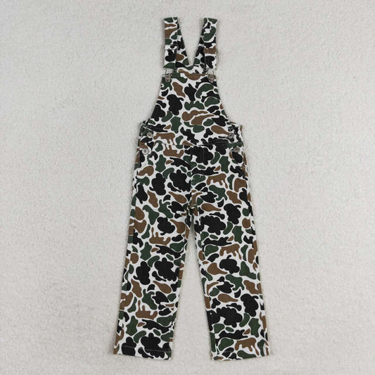 Toddle girls camo jeans denim overall suspender