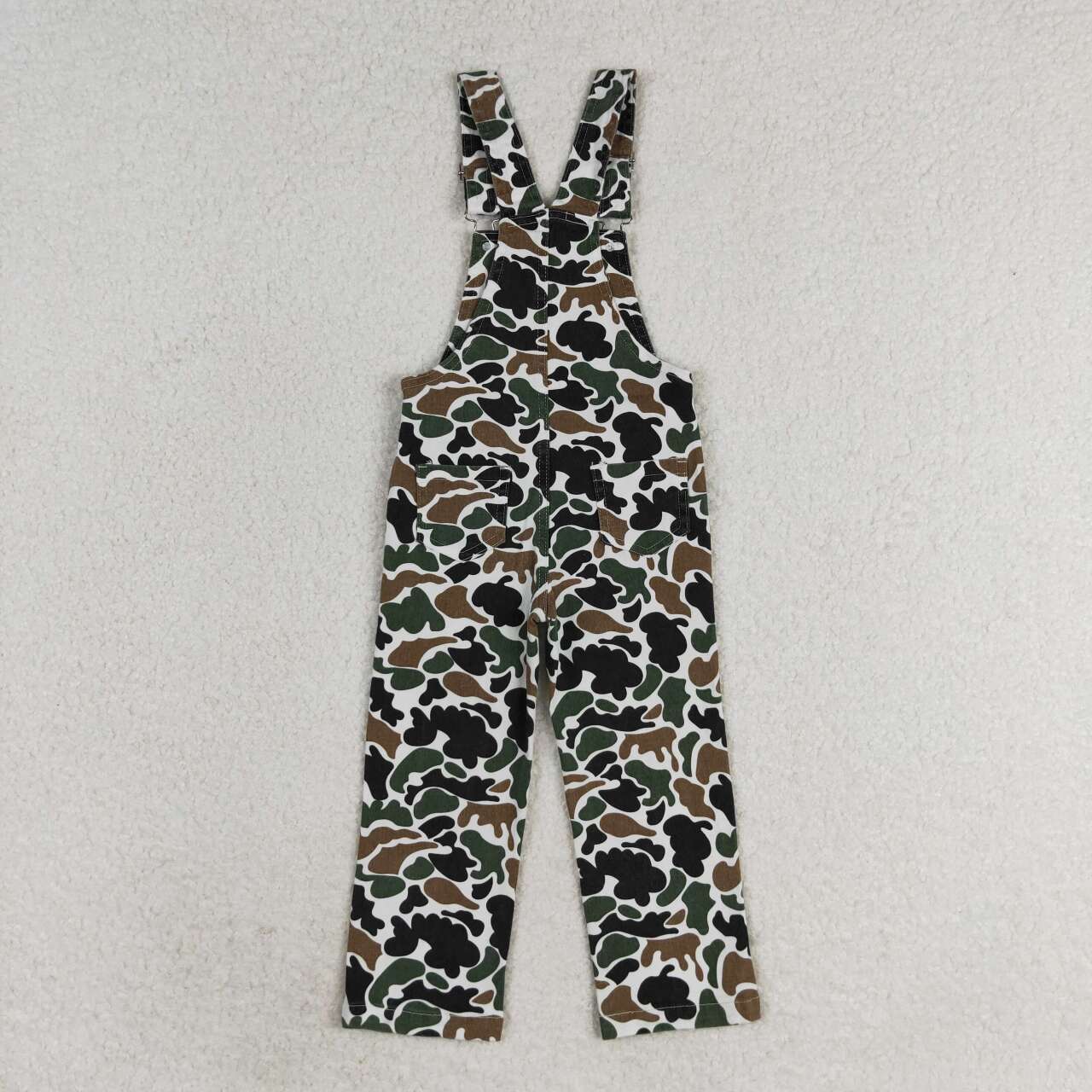 Toddle girls camo jeans denim overall suspender