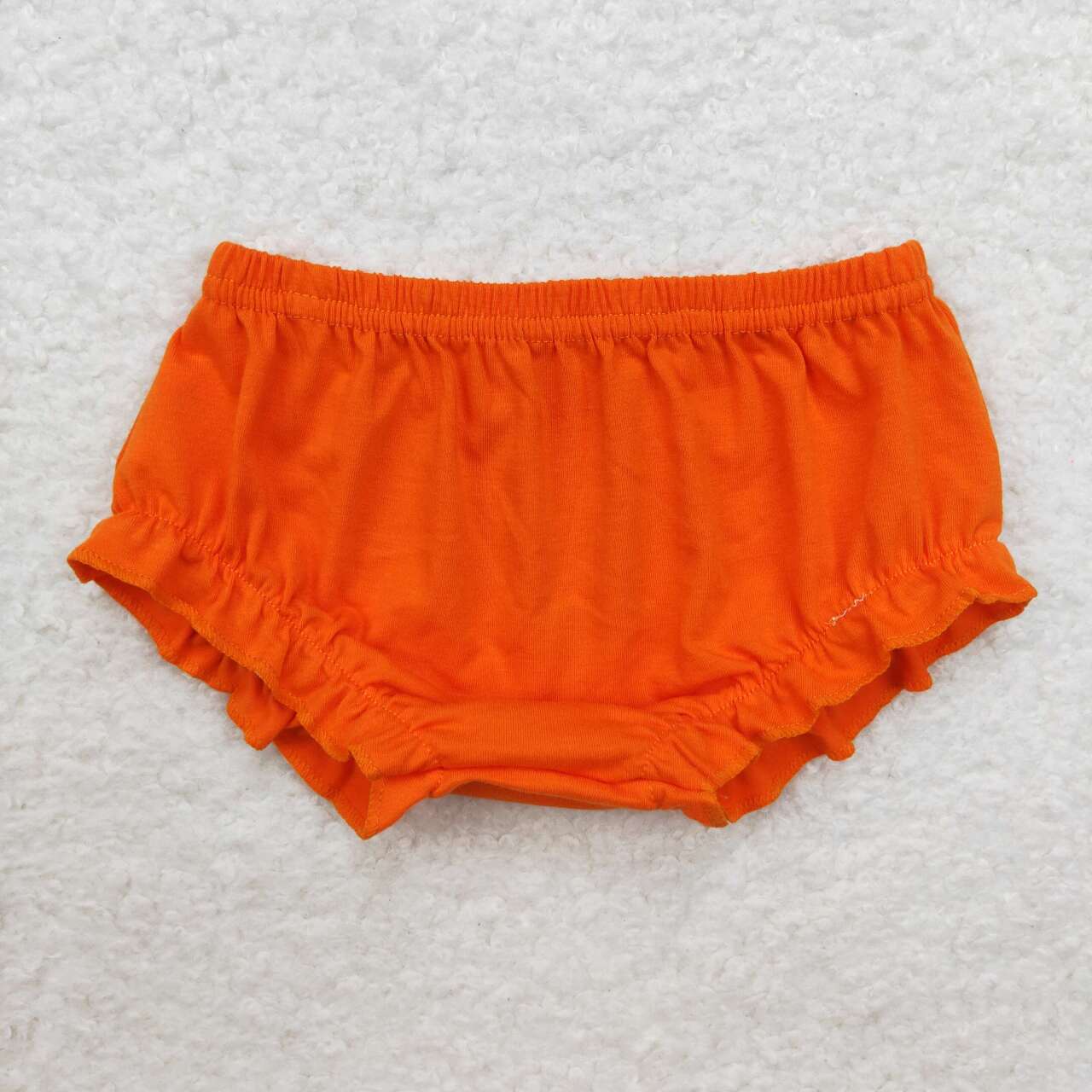 infant baby girls orange bummies