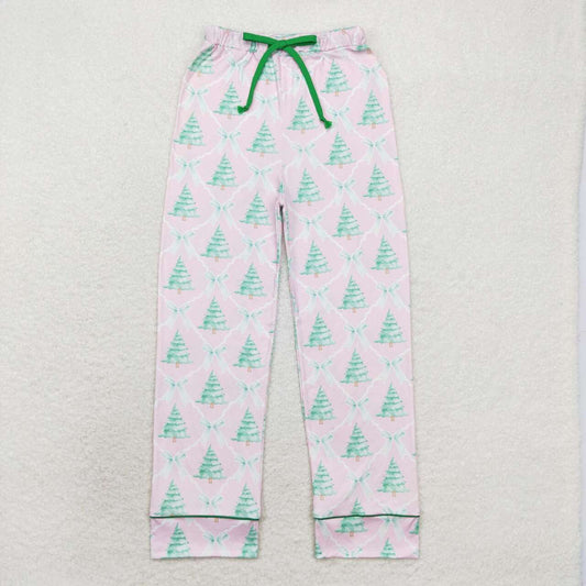 Adult women christmas tree milk silk pants