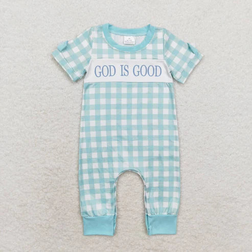 sister brother God is good pink blue floral boutique clothing set wholesale sibling clothes