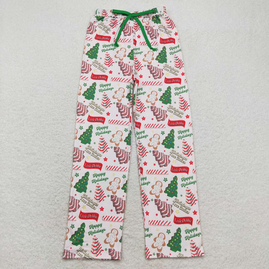 Adult man christmas tree cake milk silk leggings pants