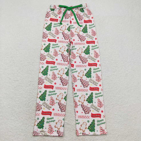 Christmas tree cake long sleeve family pajama set