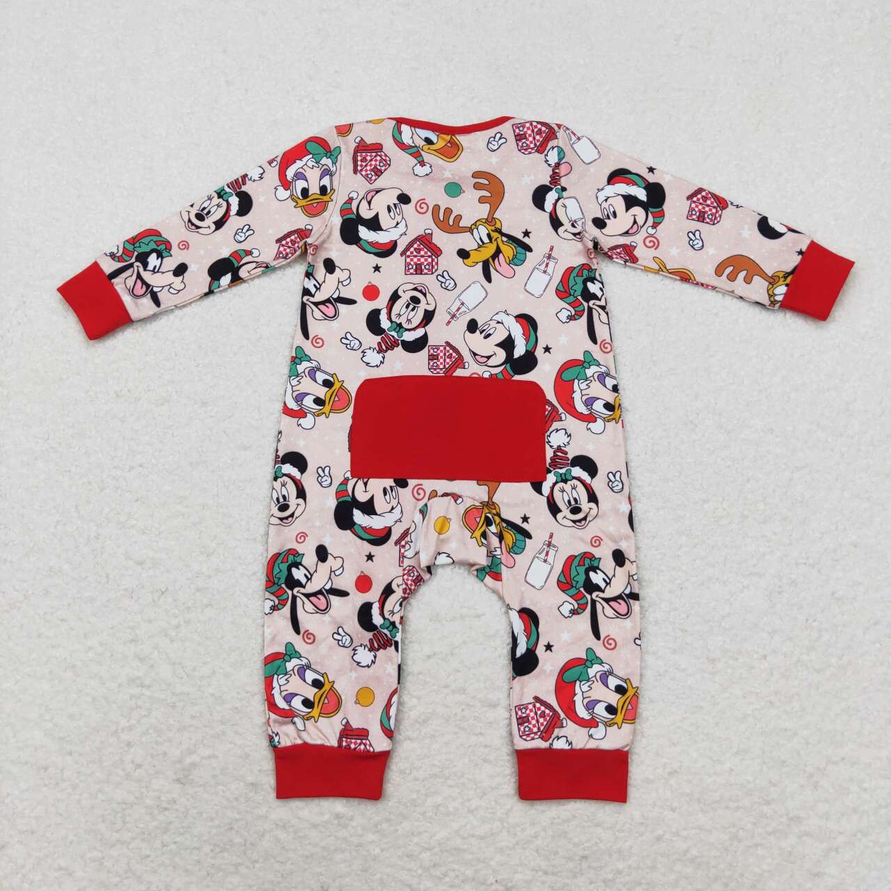 kids baby boy  christmas cartoon reindeer fall winter romper