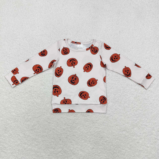 baby girls Halloween pumpkin long sleeve top