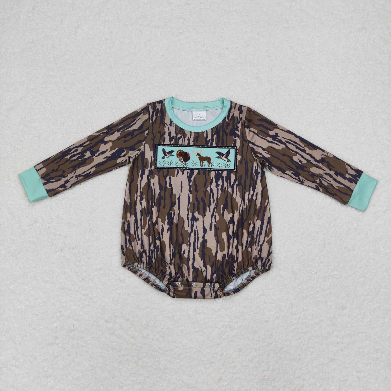 Toddle baby turkey reindeer mallard duck hunting romper