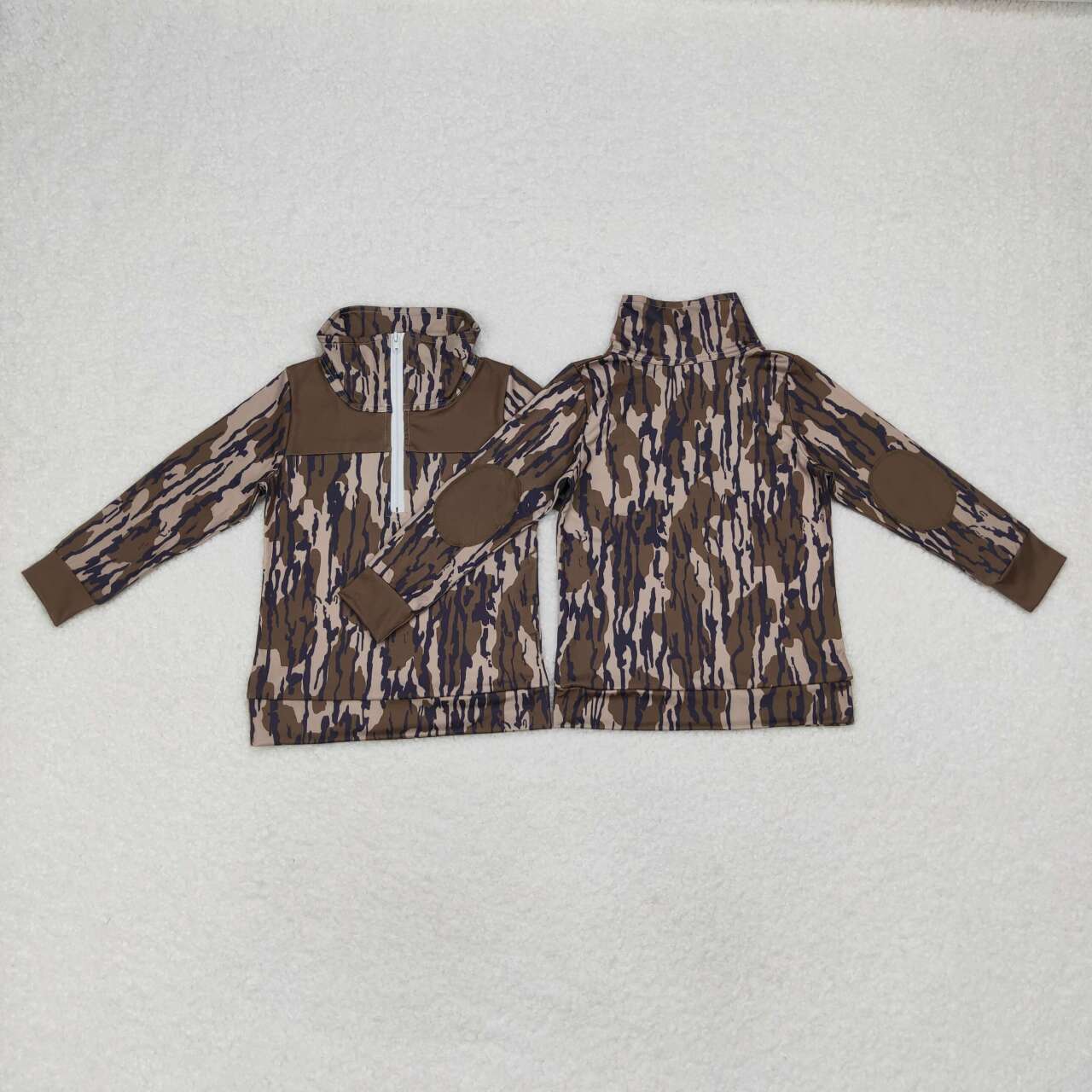 baby boy kids wholesale long sleeve  camo pullover