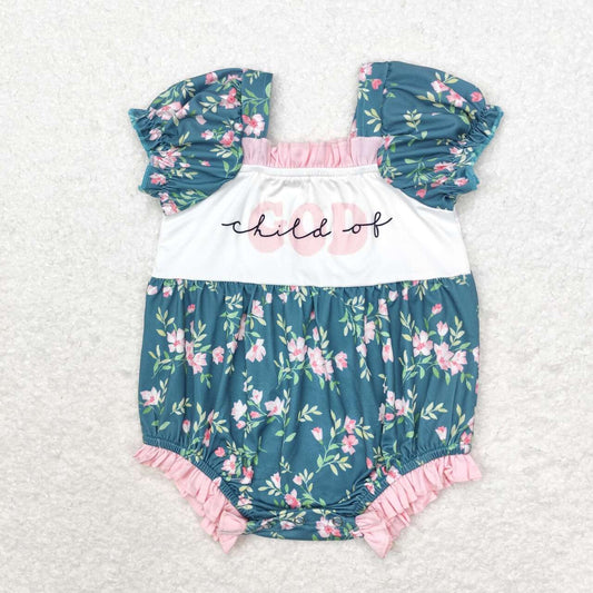 Child of God baby girls boutique romper