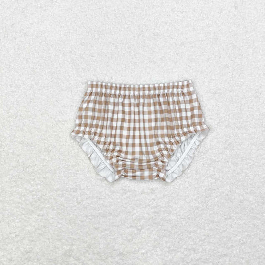 infant baby girls hkahi gingham bummies