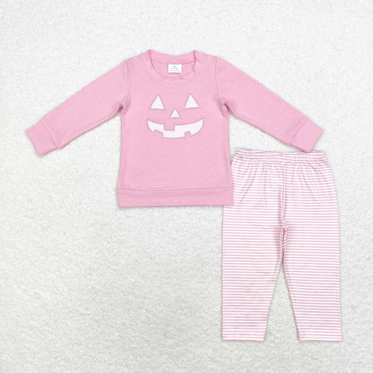 toddle baby girl halloween pumpkin pink outfit