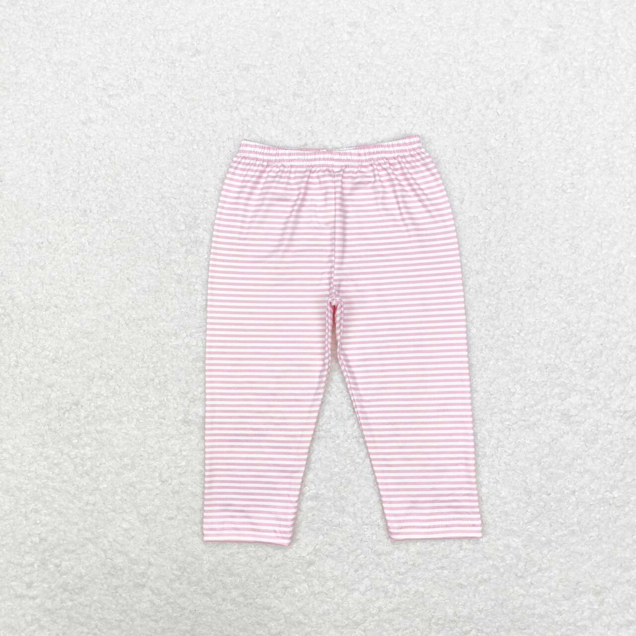 baby girls pink stripes leggings pants