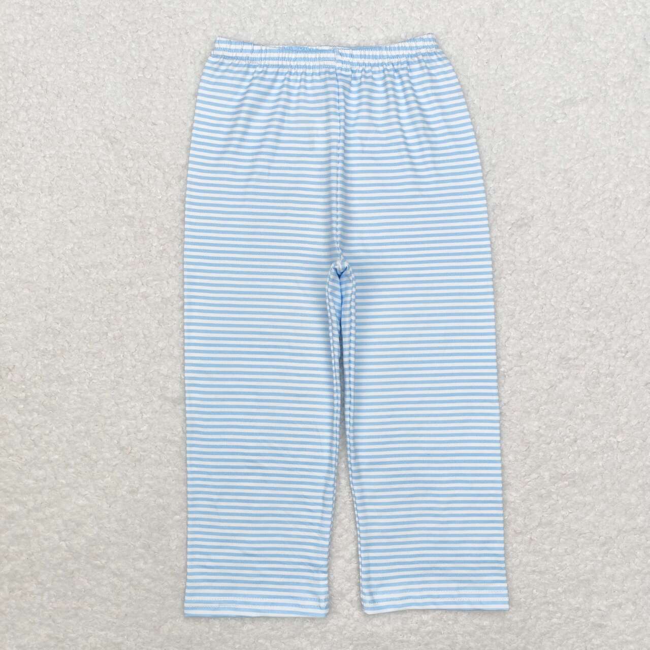 baby girls blue stripes leggings pants