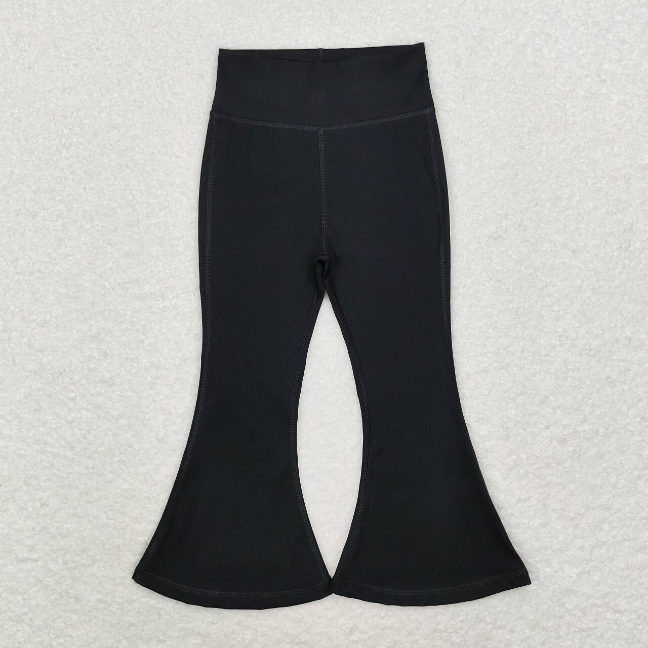 toddle baby girls black sports yoga bell bottoms