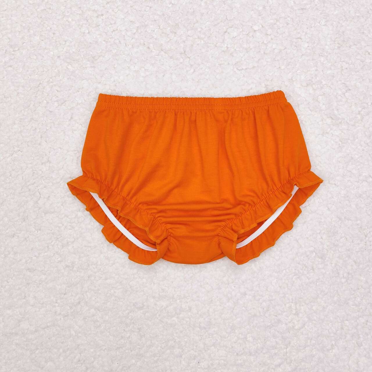 Toddle baby girls orange cotton bummies