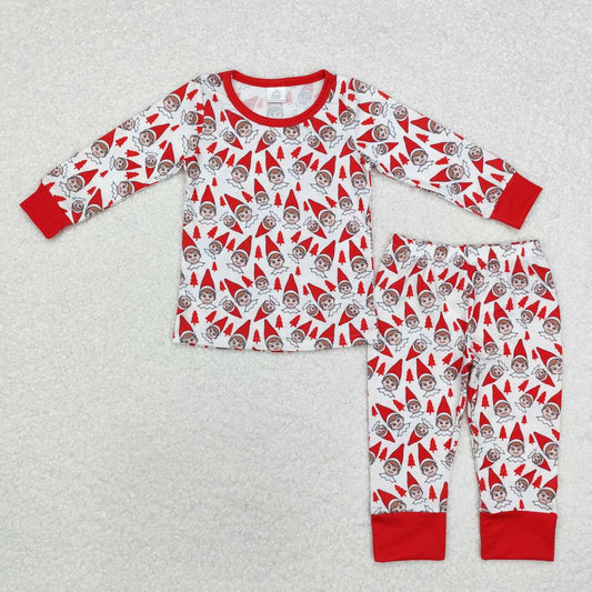 baby boy Christmas long sleeve bamboo pajama set
