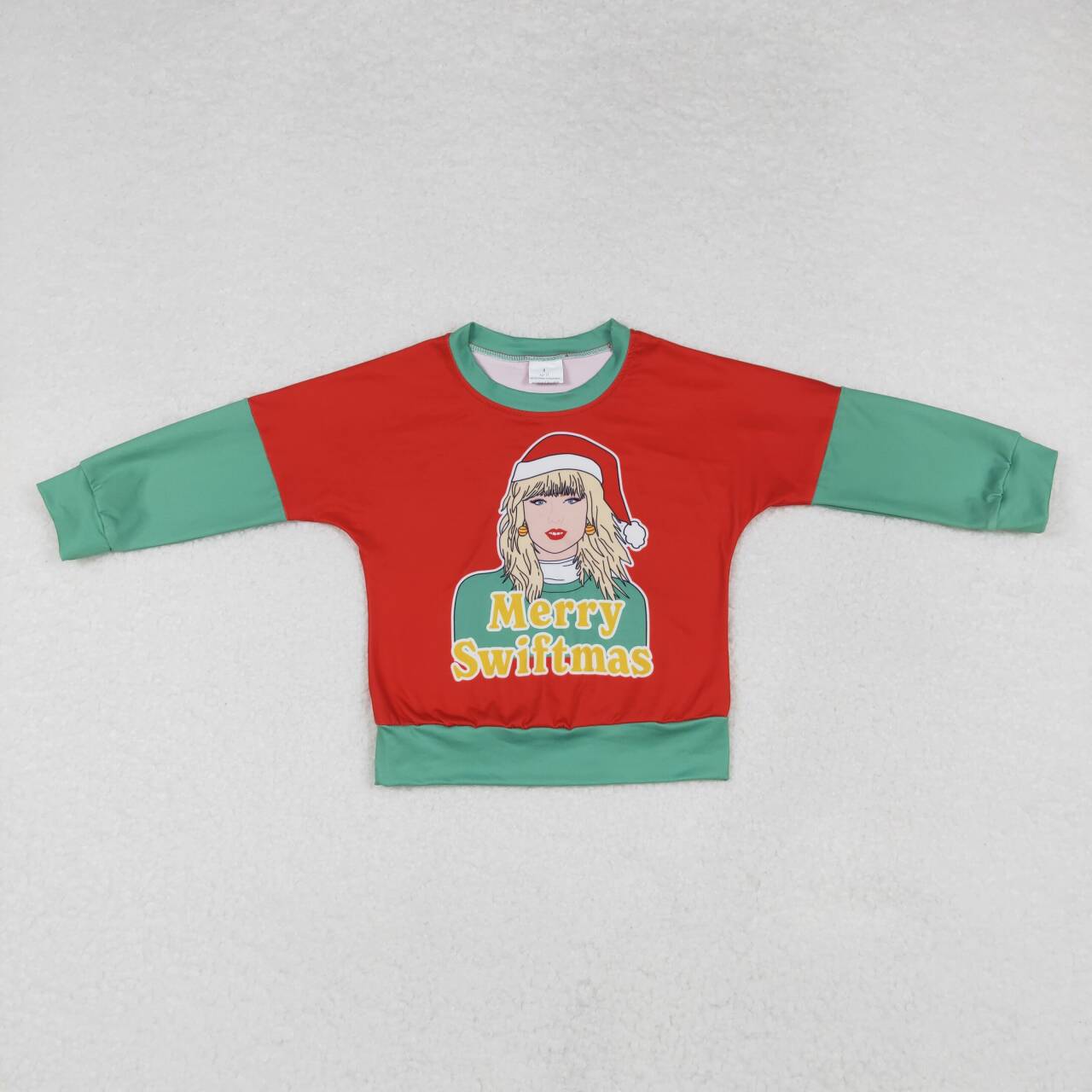 Toddle girls Merry swiftmas long sleeve top