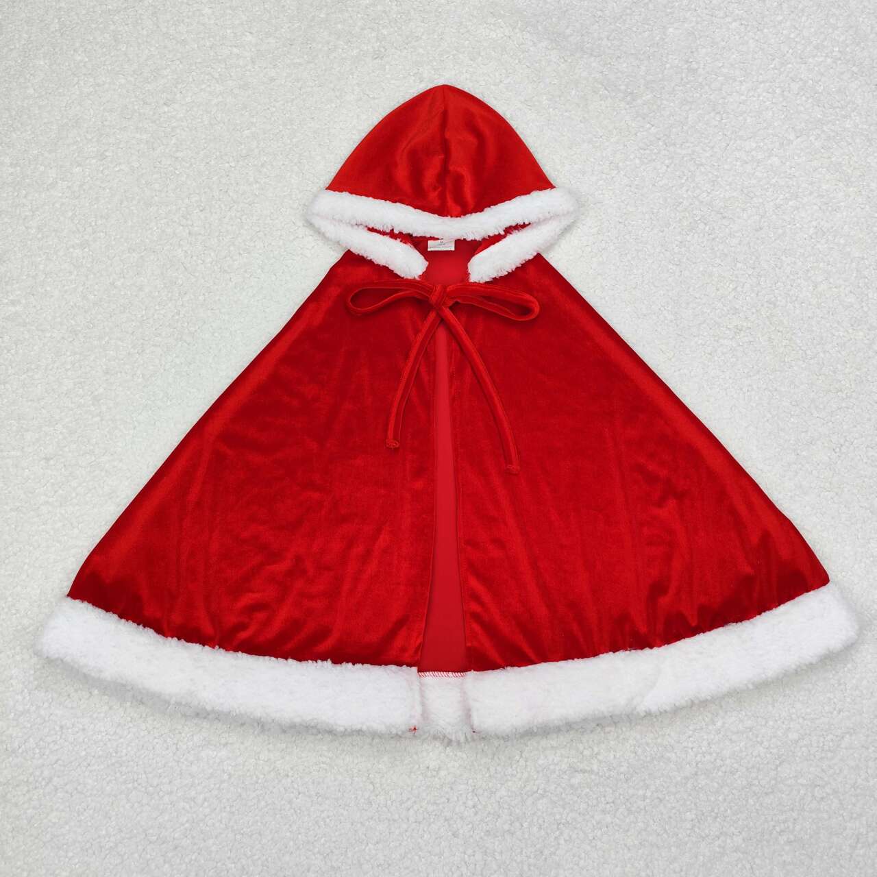 wholesale Christmas red velvet warm cloak