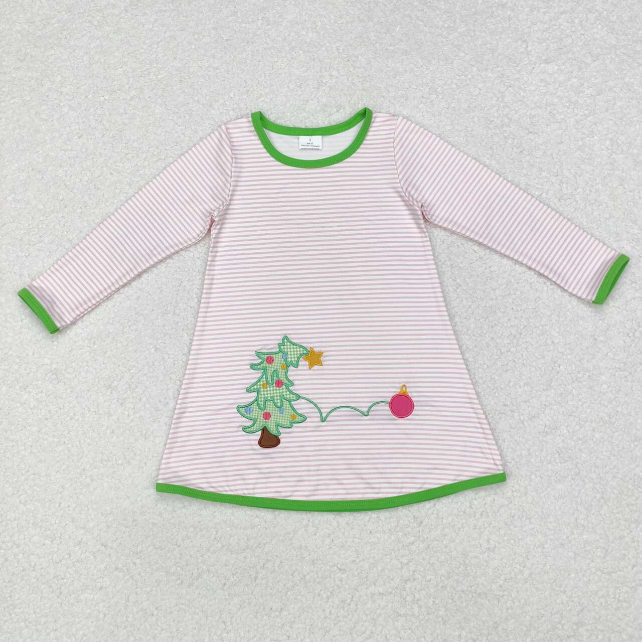 Sister brother Embroidery Christmas tree fall winter clothes