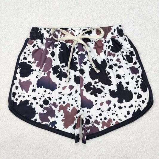 Adult women daily wear cowhide summer shorts